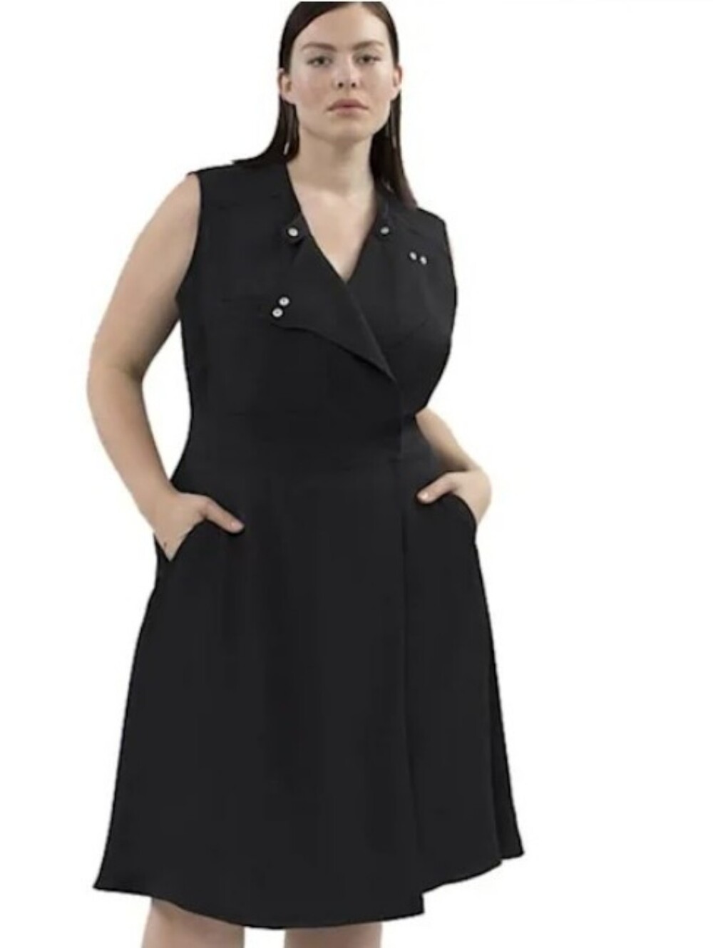 🖤 NWT Rachel Rachel Roy Curvy Collection Utility Dress 🖤